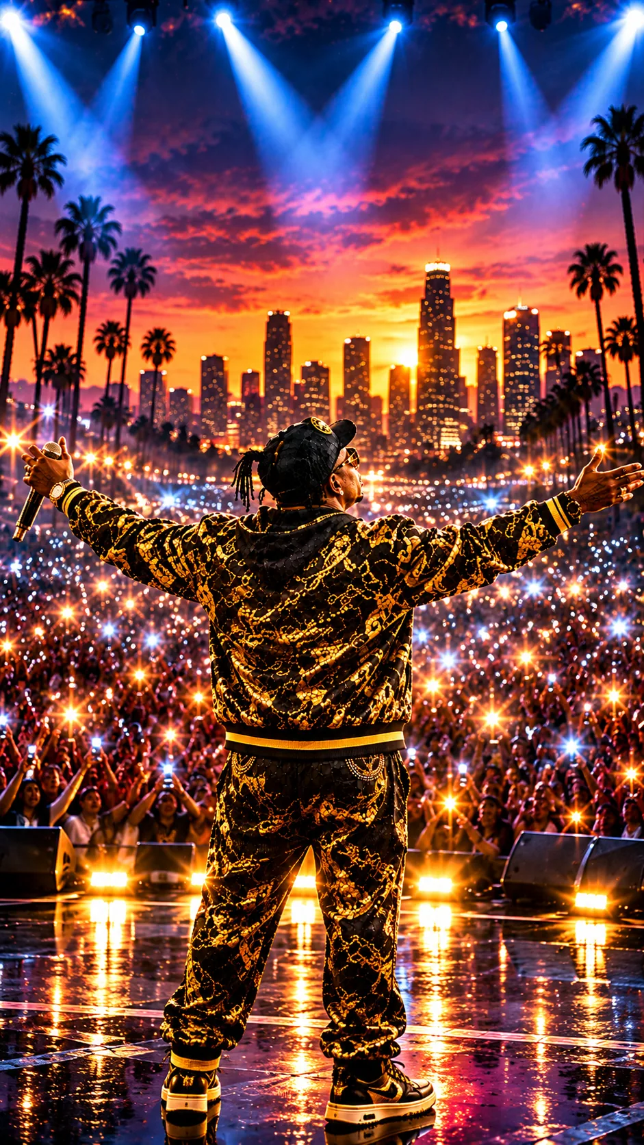 Coolio performing live, celebrating the enduring Gangsta's Paradise legacy